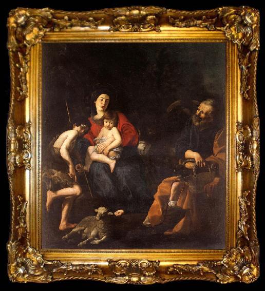 framed  CARACCIOLO, Giovanni Battista The Rest on the Flight into Egypt, ta009-2